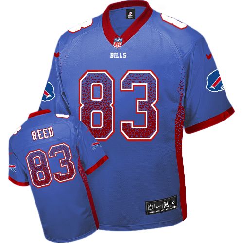 Men's Limited Andre Reed Nike Jersey Royal Blue - #83 Drift Fashion NFL Buffalo Bills